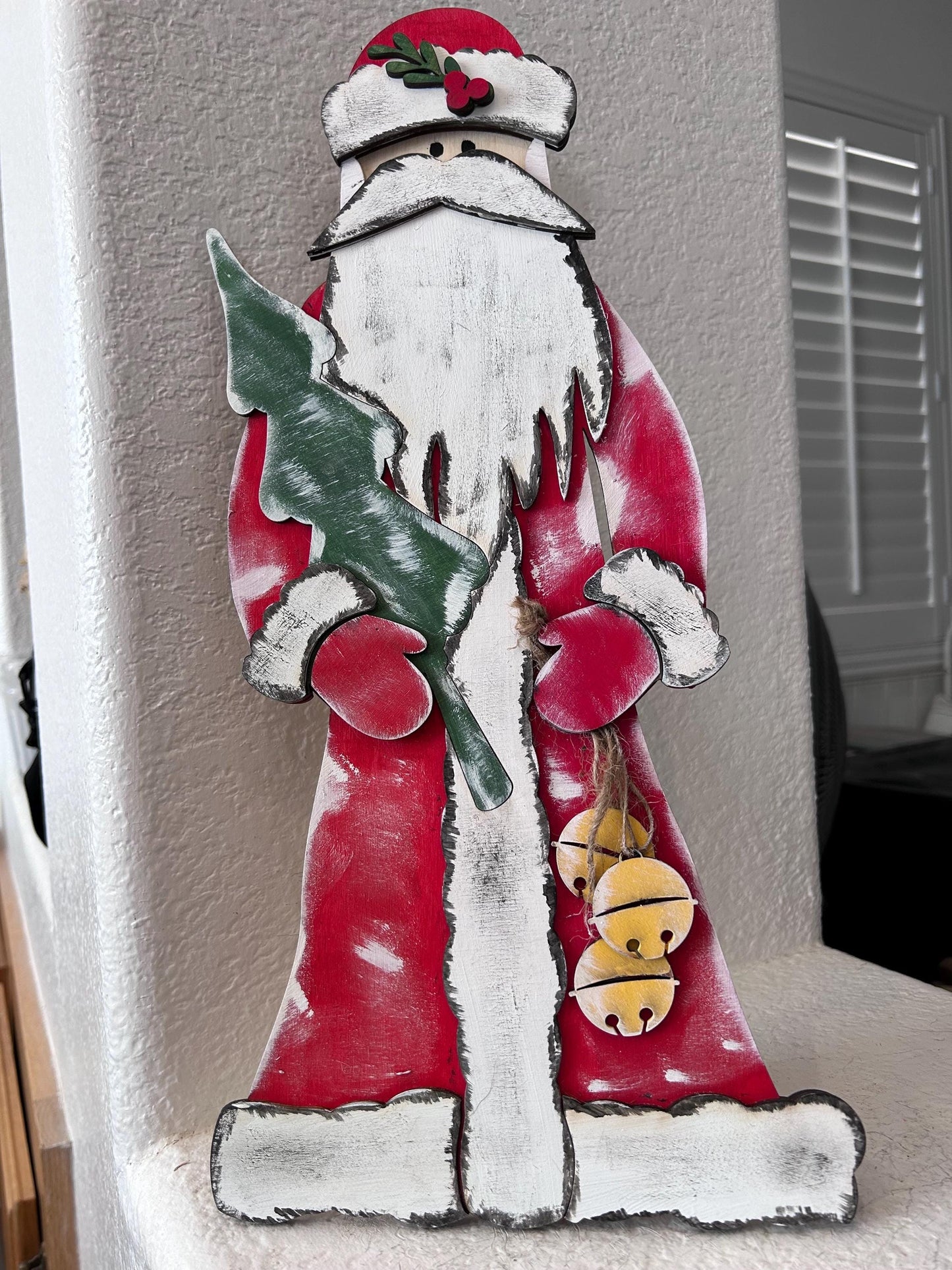 Old world Santa Shelf Sitter Unpainted/ Unassembled DIY Kit (Do it yourself)