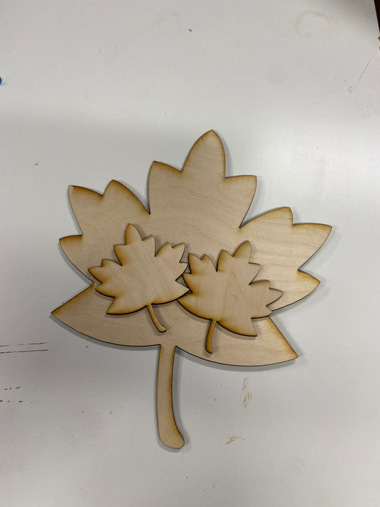 Diy Wood Maple leaves