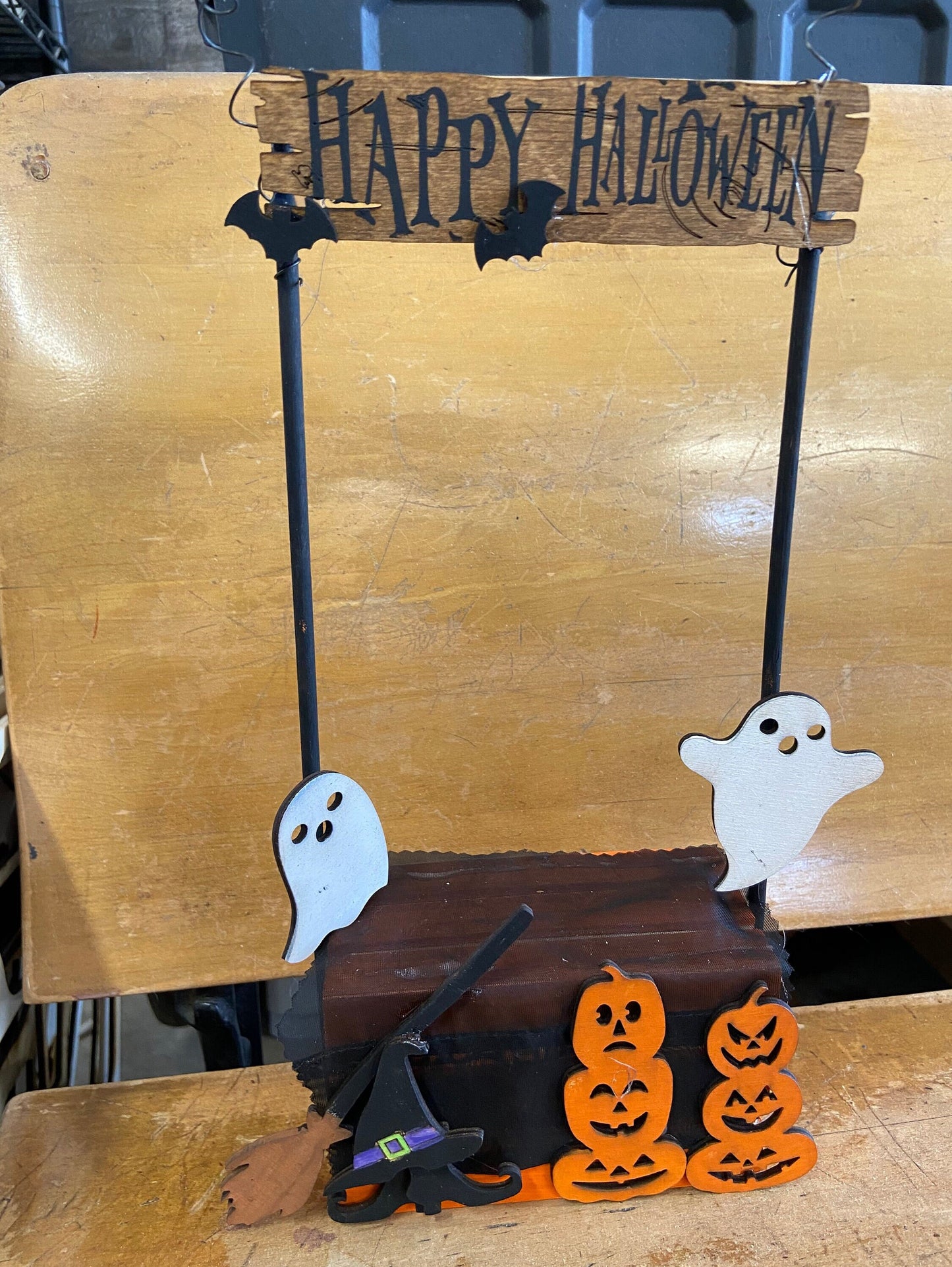 DIY UNPAINTED Happy Halloween mini cutouts