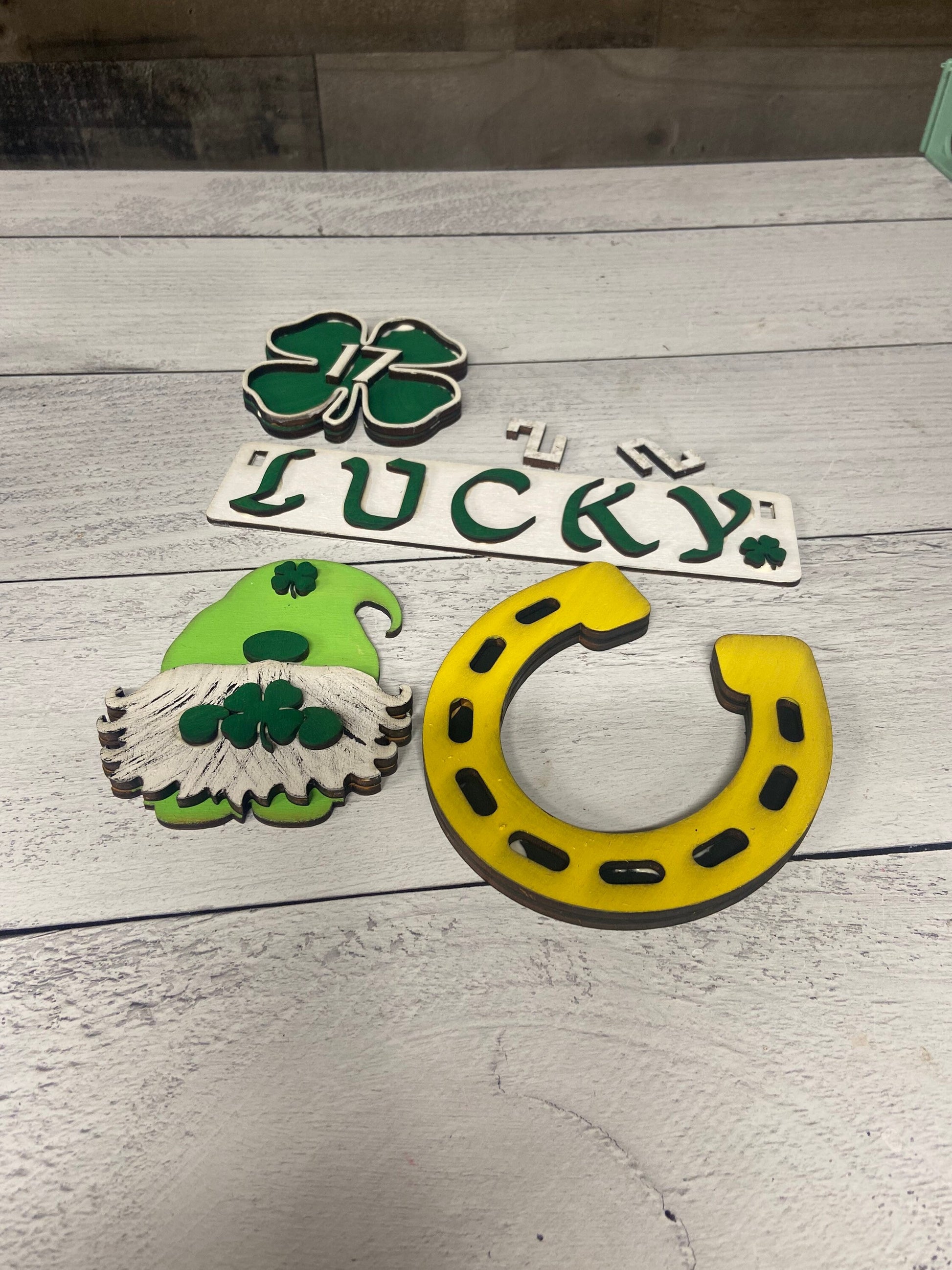 DIY St Patrick’s Day Wagon Add on Unpainted