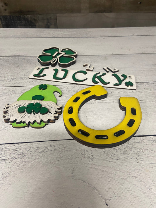 DIY St Patrick’s Day Wagon Add on Unpainted