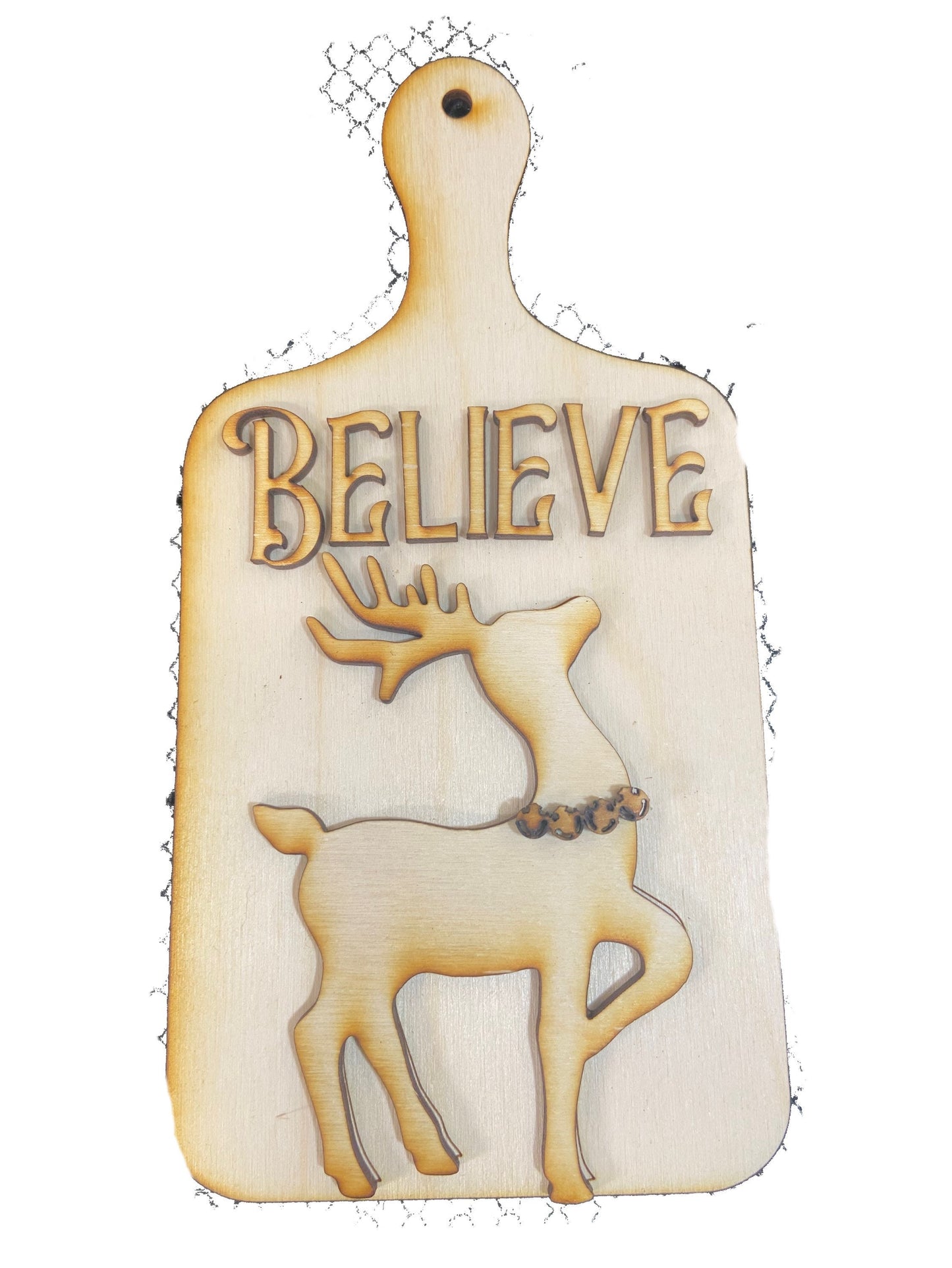 DIY Believe Mini Cutting Board unpainted