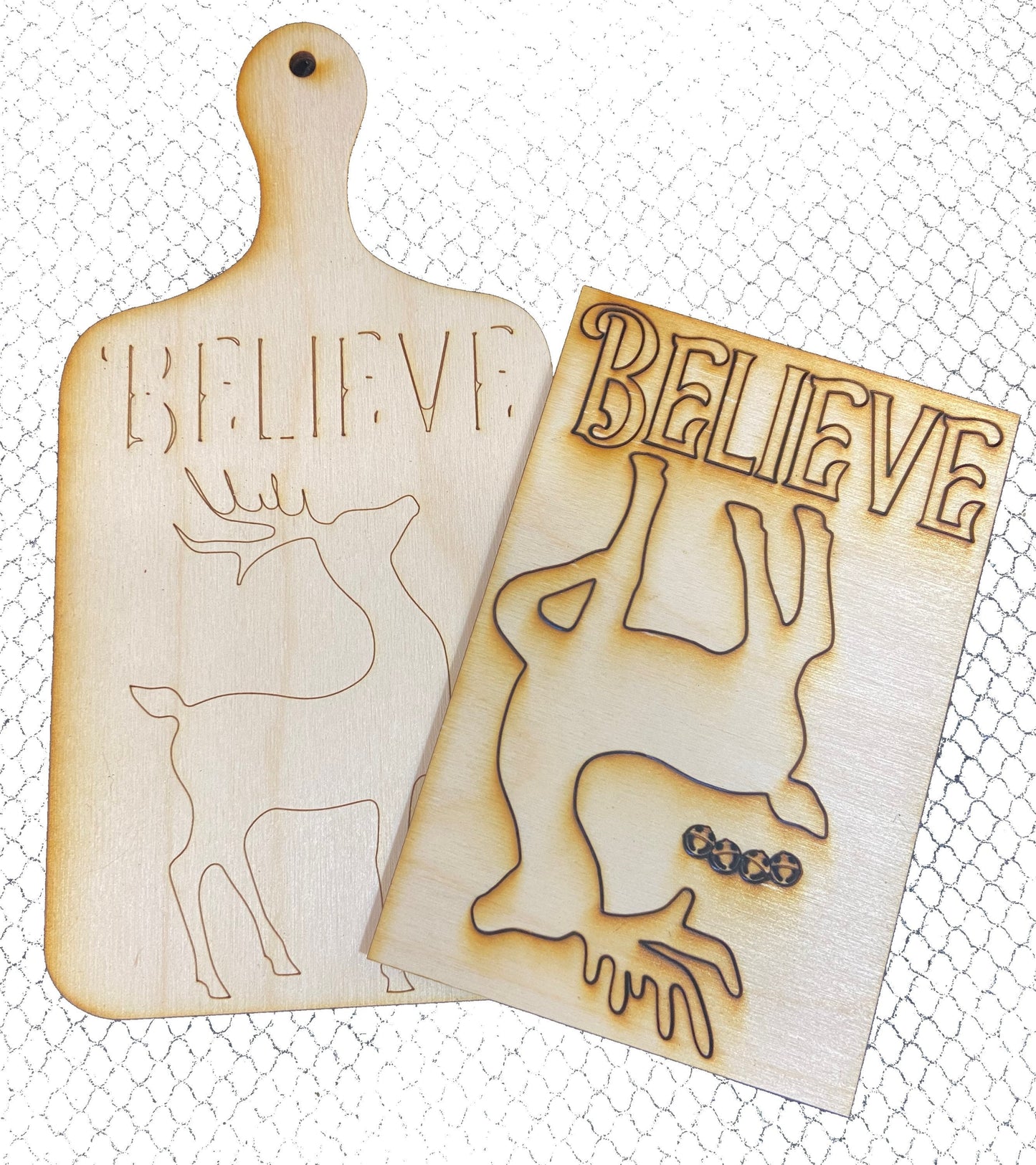 DIY Believe Mini Cutting Board unpainted