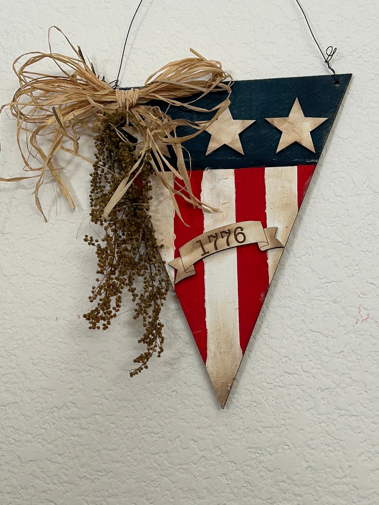 1776 Pennant Banner DIY UNPAINTED