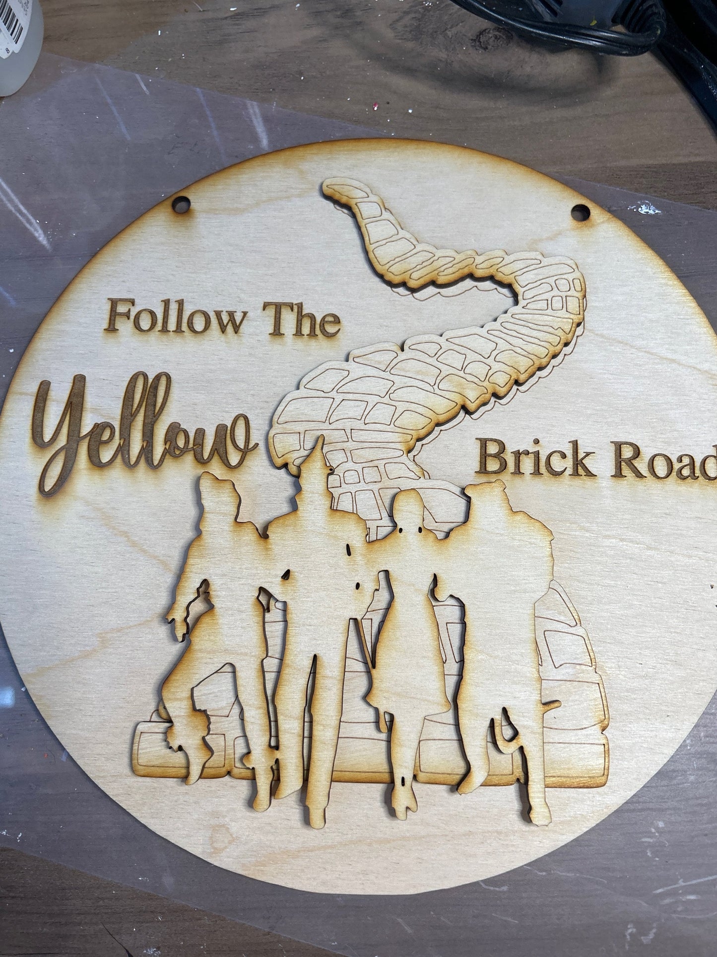 Follow the Yellow Brick Road DIY Unpainted